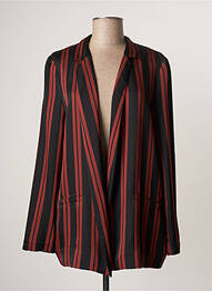 Jachete casual guler tip costum maro LAUREN VIDAL femeie
