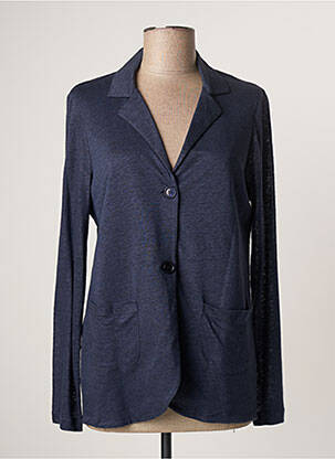 Jachete casual guler tip costum albastru LAUREN VIDAL femeie