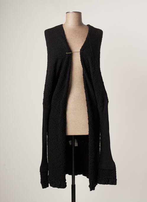 Vestă cu mâneci lungi negru LAUREN VIDAL femeie