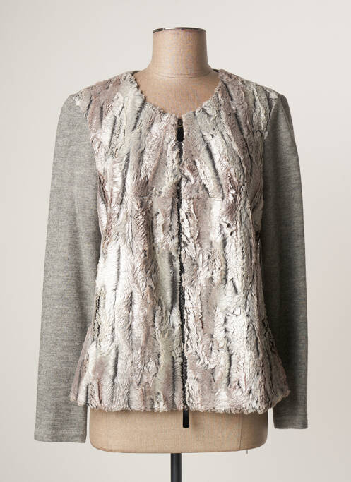 Jachete casual gri LAUREN VIDAL femeie