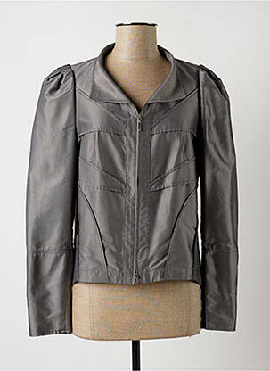 Jachete casual gri LAUREN VIDAL femeie