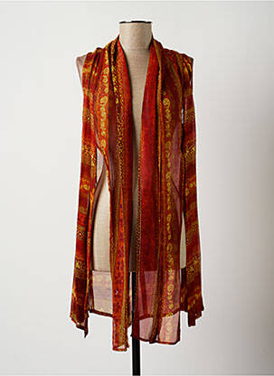 Jachete casual croială dreaptă portocaliu LAUREN VIDAL femme