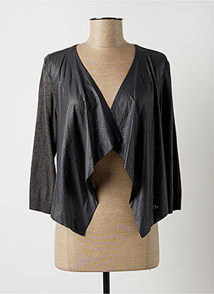 Vestă cu mâneci lungi gri LAUREN VIDAL femeie