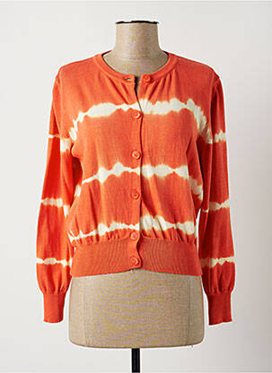 Vestă cu mâneci lungi portocaliu LAUREN VIDAL femeie