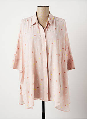 Tunică mâneci lungi roz LAUREN VIDAL femeie