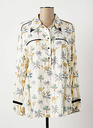 Bluză bej LAUREN VIDAL femeie