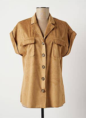 Cămașă bej LAUREN VIDAL femeie