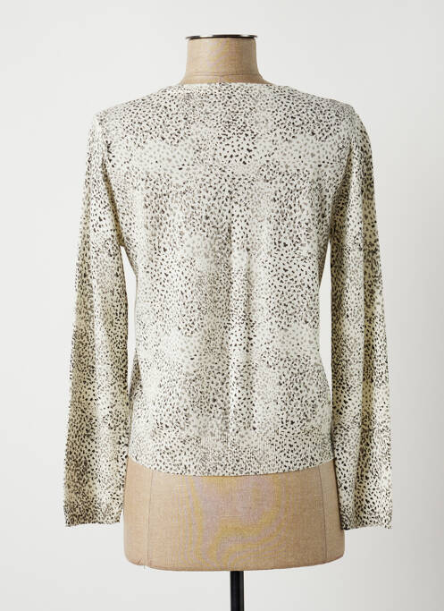 Vestă cu mâneci lungi gri LAUREN VIDAL femeie