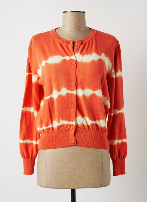 Vestă cu mâneci lungi portocaliu LAUREN VIDAL femeie