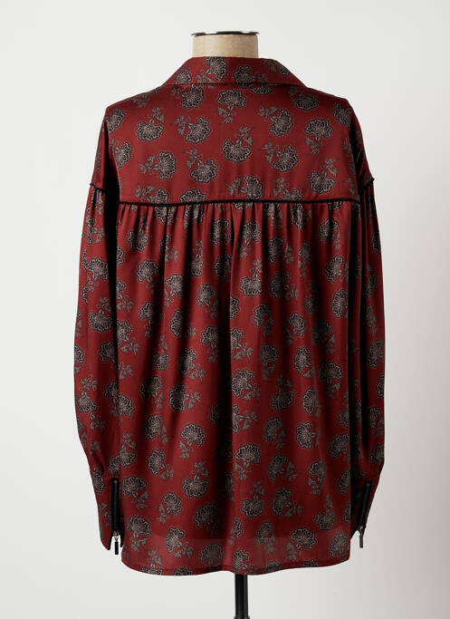 Cămașă maro LAUREN VIDAL femeie