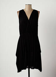 Rochie midi fără mâneci fără mâneci negru LAUREN VIDAL femeie