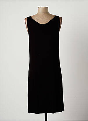 Rochie midi fără mâneci fără mâneci negru LAUREN VIDAL femeie