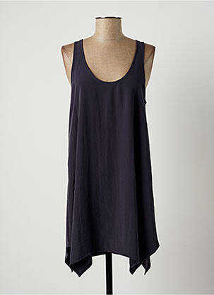 Rochie scurtă gri LAUREN VIDAL femeie