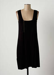Rochie midi fără mâneci fără mâneci negru LAUREN VIDAL femeie
