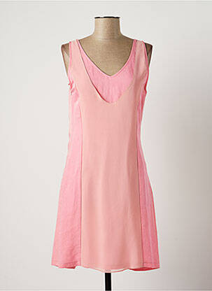 Rochie midi roz LAUREN VIDAL femeie