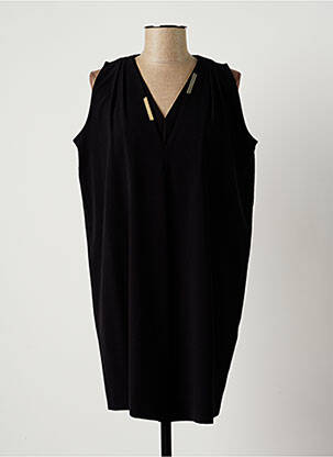 Rochie scurtă fără mâneci fără mâneci negru LAUREN VIDAL femeie