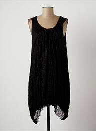 Rochie midi fără mâneci fără mâneci negru LAUREN VIDAL femeie