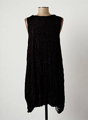 Rochie midi fără mâneci fără mâneci negru LAUREN VIDAL femeie