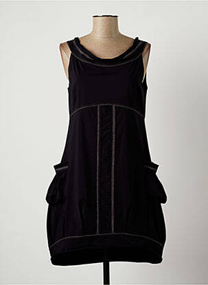 Rochie midi negru LAUREN VIDAL femeie