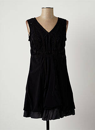 Rochie scurtă fără mâneci fără mâneci negru LAUREN VIDAL femeie