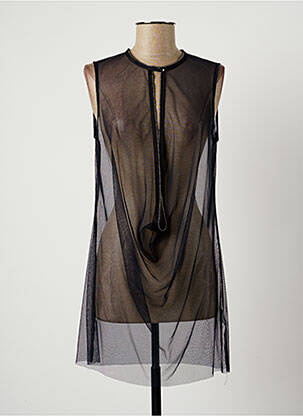 Tunică fără mâneci ușoară și transparentă albastru LAUREN VIDAL femme