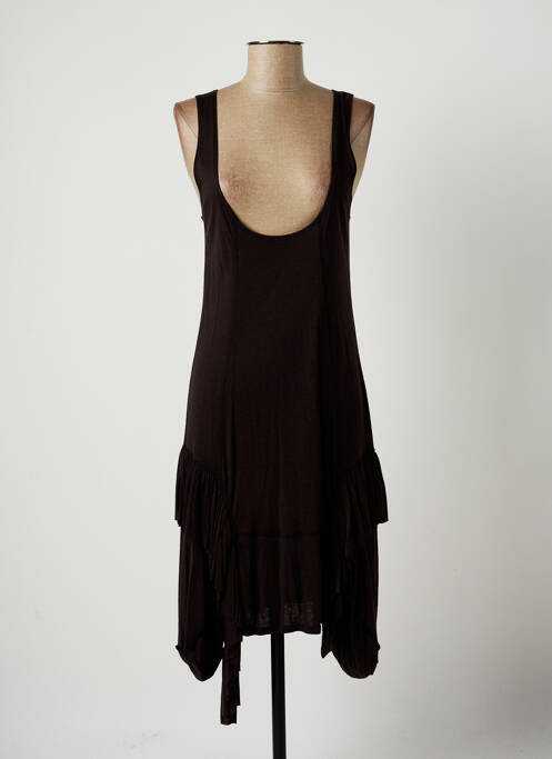 Rochie midi negru LAUREN VIDAL femeie