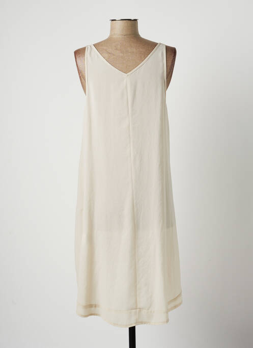 Rochie scurtă bej LAUREN VIDAL femeie