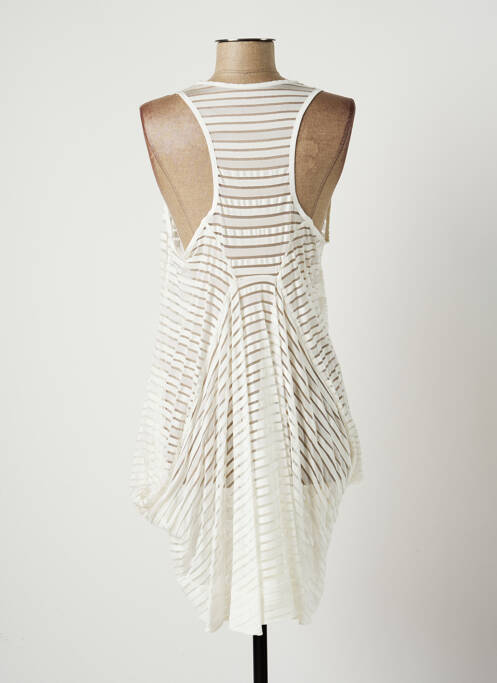 Rochie midi alb LAUREN VIDAL femeie