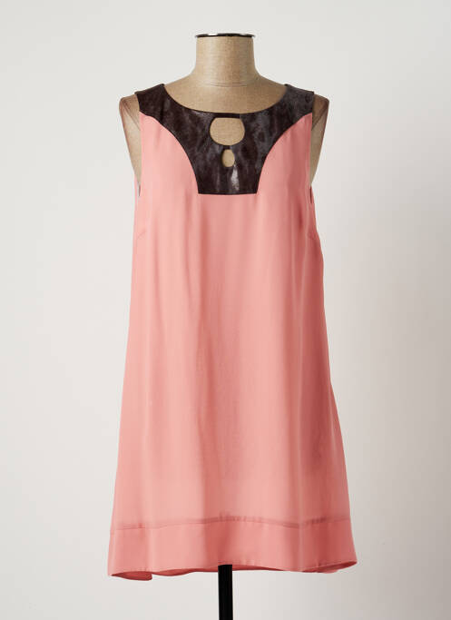 Rochie scurtă roz LAUREN VIDAL femeie