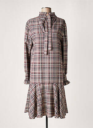 Rochie midi mâneci lungi mâneci lungi albastru LAUREN VIDAL femeie