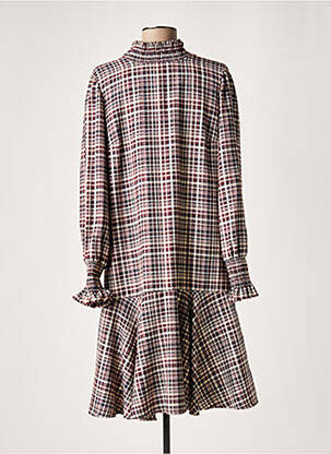 Rochie midi mâneci lungi mâneci lungi albastru LAUREN VIDAL femeie