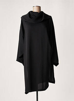 Rochie scurtă mâneci 3/4 mâneci 3/4 negru LAUREN VIDAL femeie