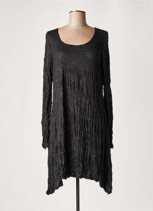 Rochie midi mâneci lungi mâneci lungi negru LAUREN VIDAL femeie
