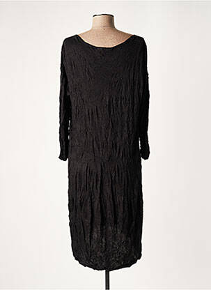 Rochie midi mâneci lungi mâneci lungi negru LAUREN VIDAL femeie