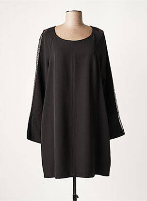 Rochie scurtă mâneci lungi mâneci lungi negru LAUREN VIDAL femeie