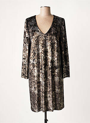 Rochie midi gri LAUREN VIDAL femeie