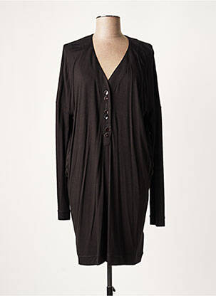 Rochie midi negru LAUREN VIDAL femeie