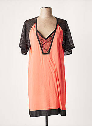 Rochie scurtă portocaliu LAUREN VIDAL femeie