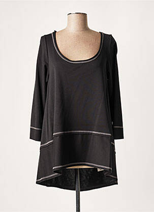 Tunică mâneci lungi negru LAUREN VIDAL femeie