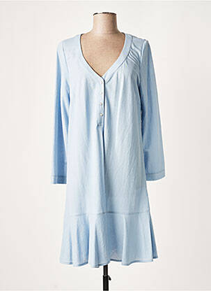 Rochie midi albastru LAUREN VIDAL femeie