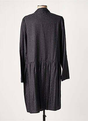 Rochie midi mâneci lungi mâneci lungi negru LAUREN VIDAL femeie