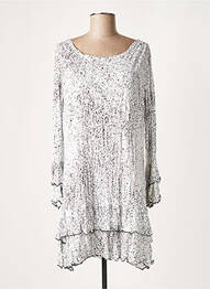 Rochie scurtă mâneci 3/4 mâneci 3/4 negru LAUREN VIDAL femme