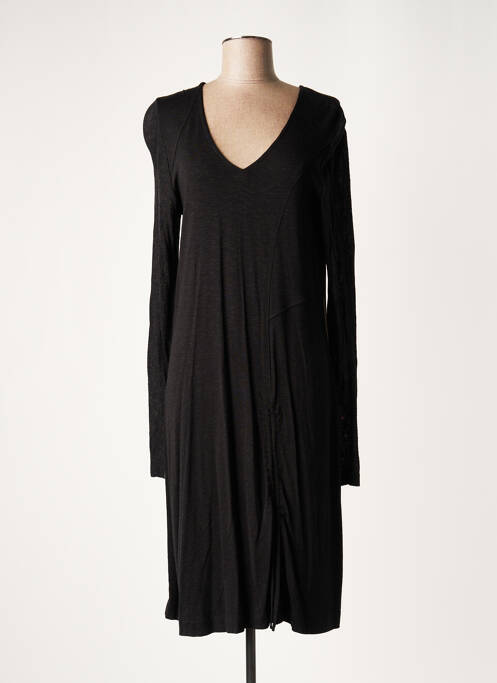 Rochie midi negru LAUREN VIDAL femeie