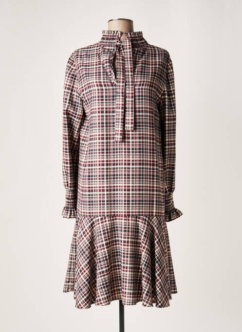 Rochie midi albastru LAUREN VIDAL femeie