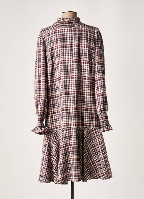 Rochie midi albastru LAUREN VIDAL femeie