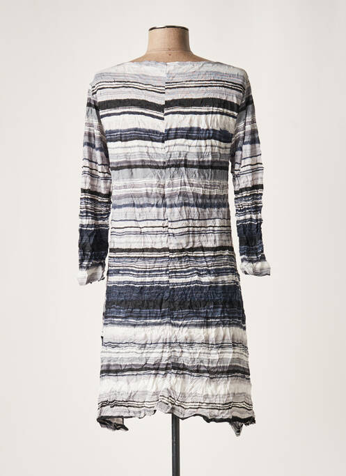 Rochie scurtă gri LAUREN VIDAL femeie