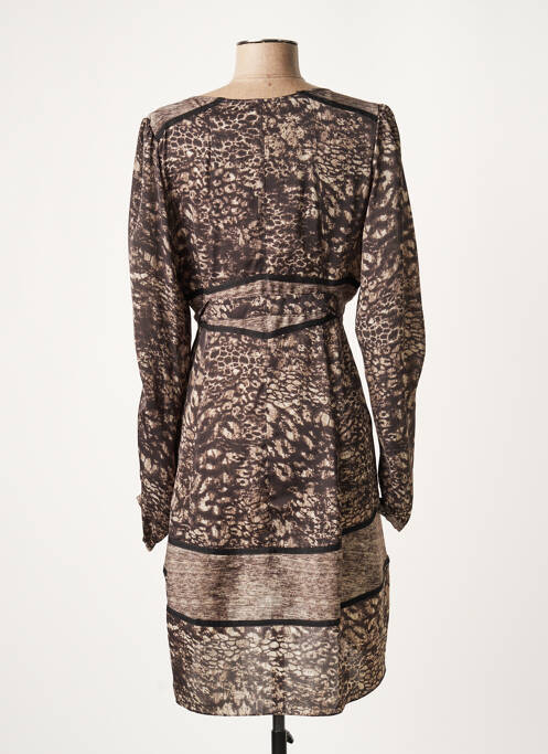 Rochie midi gri LAUREN VIDAL femeie