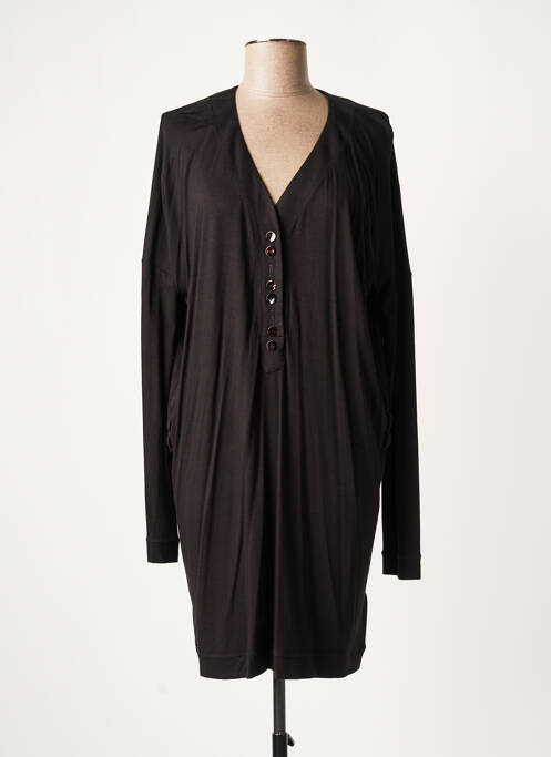 Rochie midi negru LAUREN VIDAL femeie