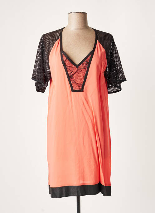 Rochie scurtă portocaliu LAUREN VIDAL femeie