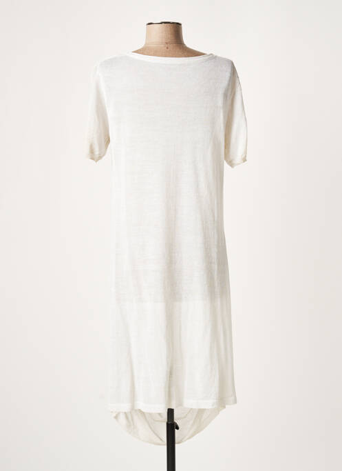 Rochie midi bej LAUREN VIDAL femeie